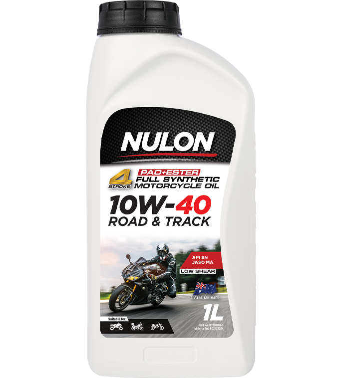 4 Stroke Full Synthetic Road and Track 10W-40 Motorcycle Oil (RT10W40)